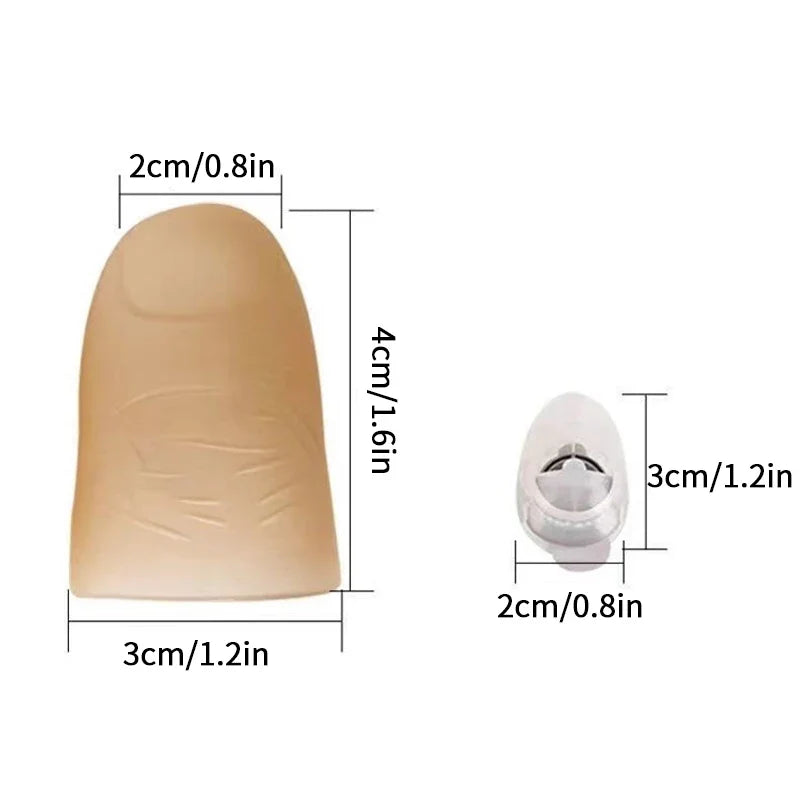 1/5pcs Luminous Thumb Glowing Props Thumb Finger Light Magic Trick Glow in the Dark Light Up Home Party Decoration