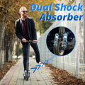 10inch Electric Scooter, 500W Powerful Motor & 22MPH Top Speed, 28 Miles Range, Folding E Scooter with Dual Braking for Teens and Adults Commuting