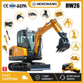 2.5 Ton Diesel Mini Excavator – Compact Crawler Digger with Hydraulic Controls