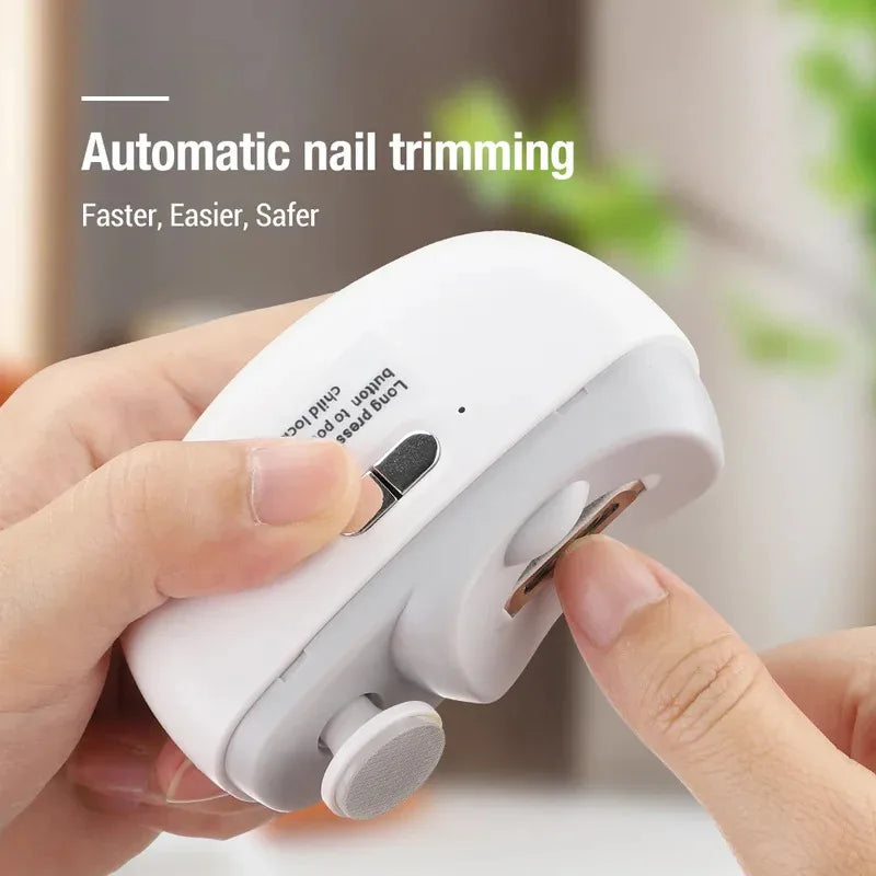 Electric nail clippers for polishing and buffing, automatic nail clippers, rechargeable nail clippers, baby and adult nail art