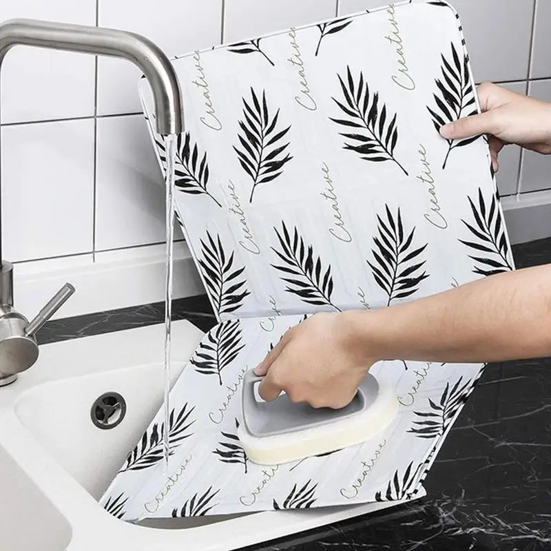 Foldable Aluminum Foil Stove Oil Baffle Plate Kitchen Anti-Splashing Cooking Guard Board Heat Insulation Fry Screen
