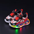 Fashion Girls Shoes Spring New Kids Shoes Soft Sole Boys' LED Light Shoe Simple Child Sports Shoes Anti Slip Girl Casual Shoe