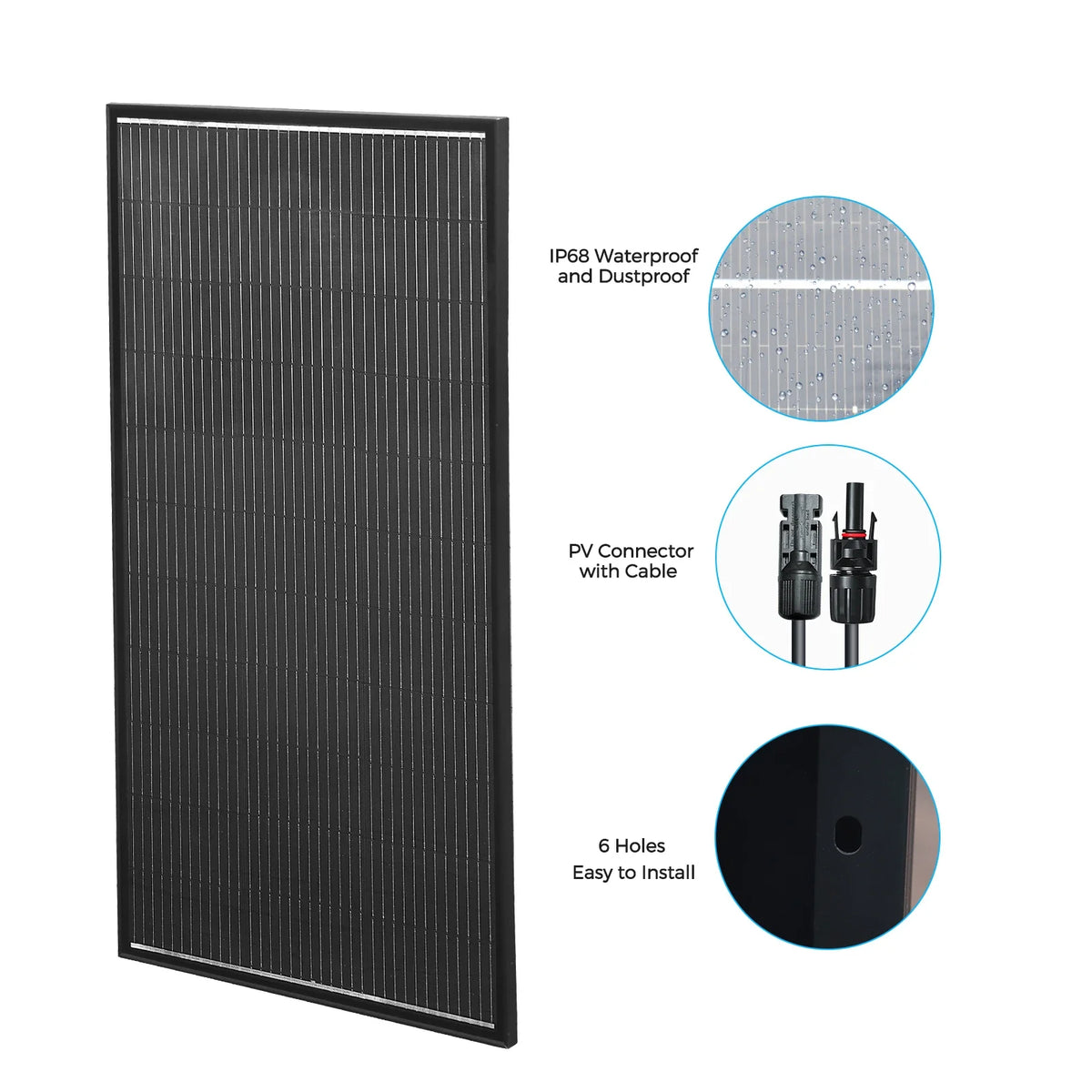 Lightweight 18V 200W 400W Solar Panel Battery Charger Solar Panels Power Generator Photovoltaic Camping Equipment Accessories
