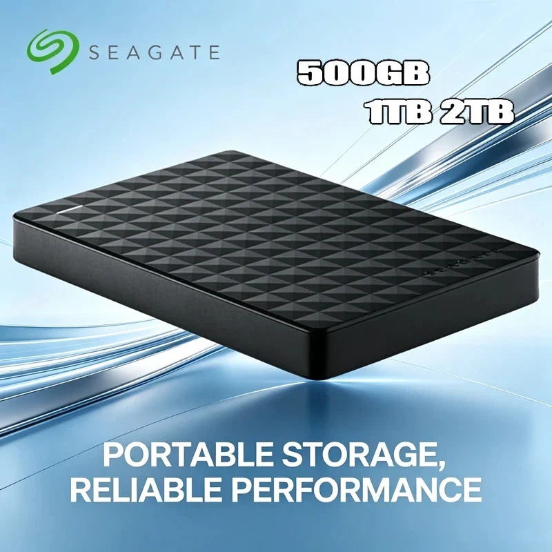 Seagate OEM Expansion External HDD, 320GB/500GB/1TB/2TB, USB3.0 High-Speed, 2.5" Portable, Lightweight Durable HDD