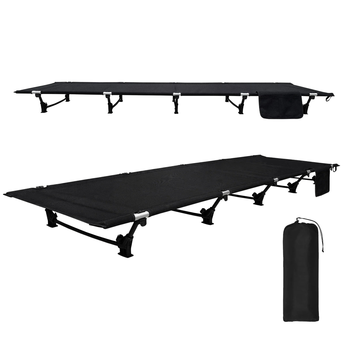 Camping Cot Portable Folding Bed Outdoor Ultralight Compact Tent Bed for Camping Travel Backpacking Hiking Sleeping Cot