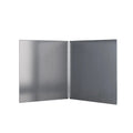 Stainless Steel Oil Splatter Guard Windproof Foldable Anti Splatter Shield 2 Sheet Silver Splash Proof Baffle Outdoor