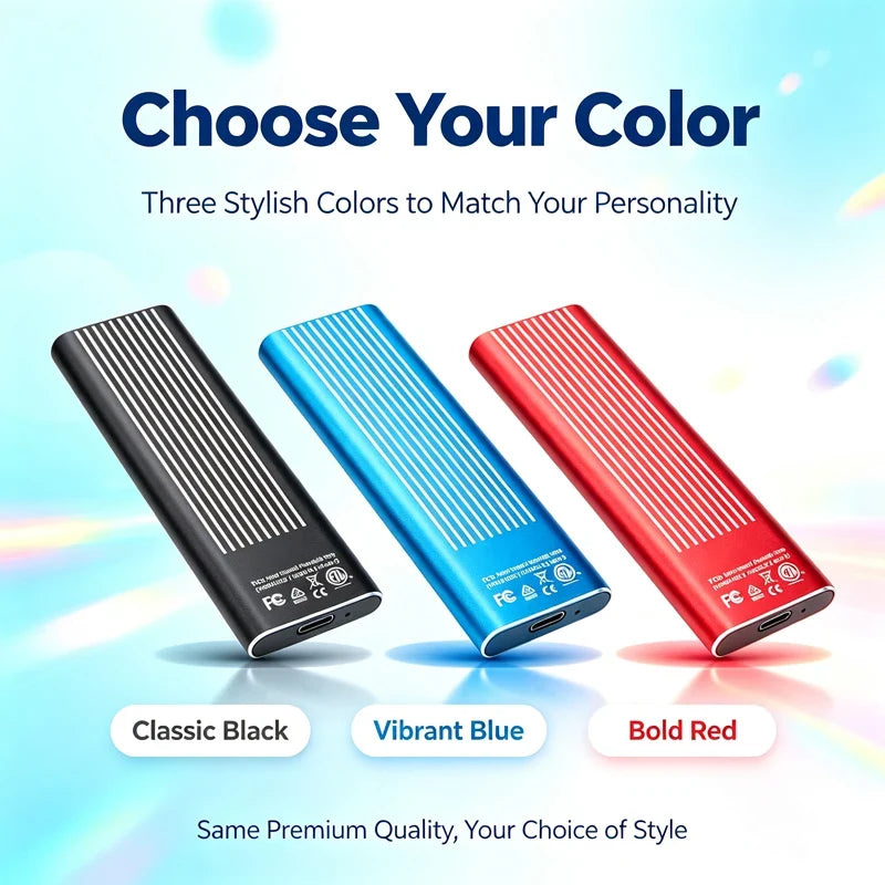 Mini Portable SSD 12TB High‑speed Authentic High‑performance for Desktop PC Mac Surveillance Monitoring Video File Data Storage