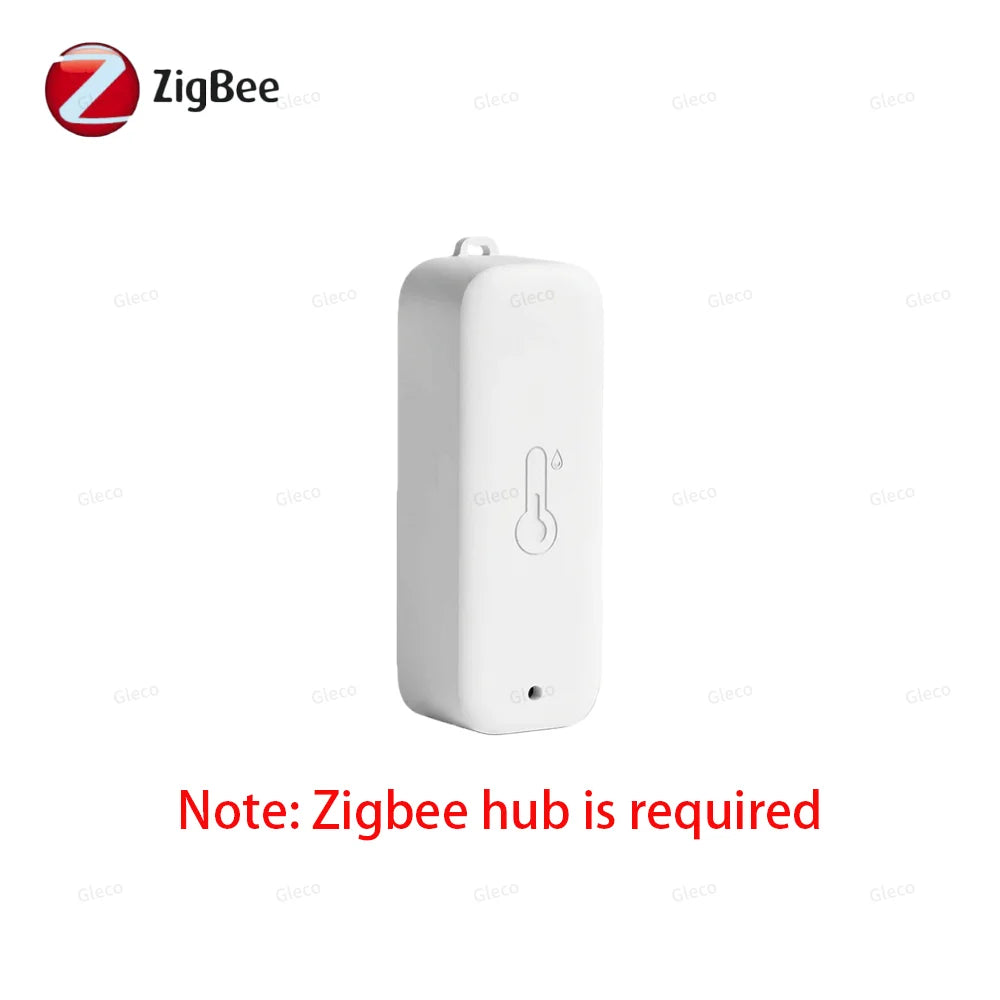 Zigbee Waterproof Temperature Humidity Sensor With Optional LCD Screen Smart Home Thermometer Hygrometer For Smart Life Tuya Z2M