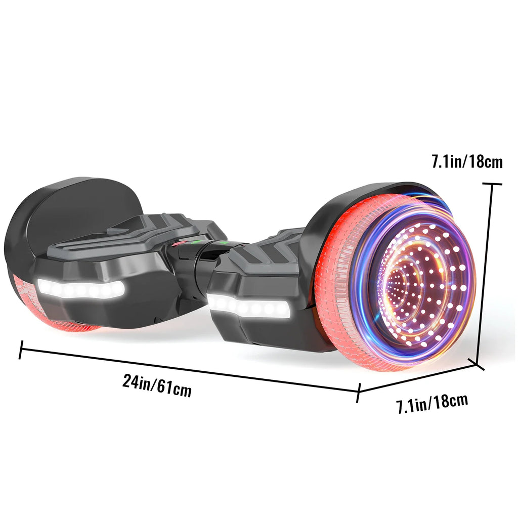 Simate K1 Upgrade Children's Electric Scooter Corlorful LED Lights Light-Emitting Wheel Two Wheel Self-Balancing Scooter