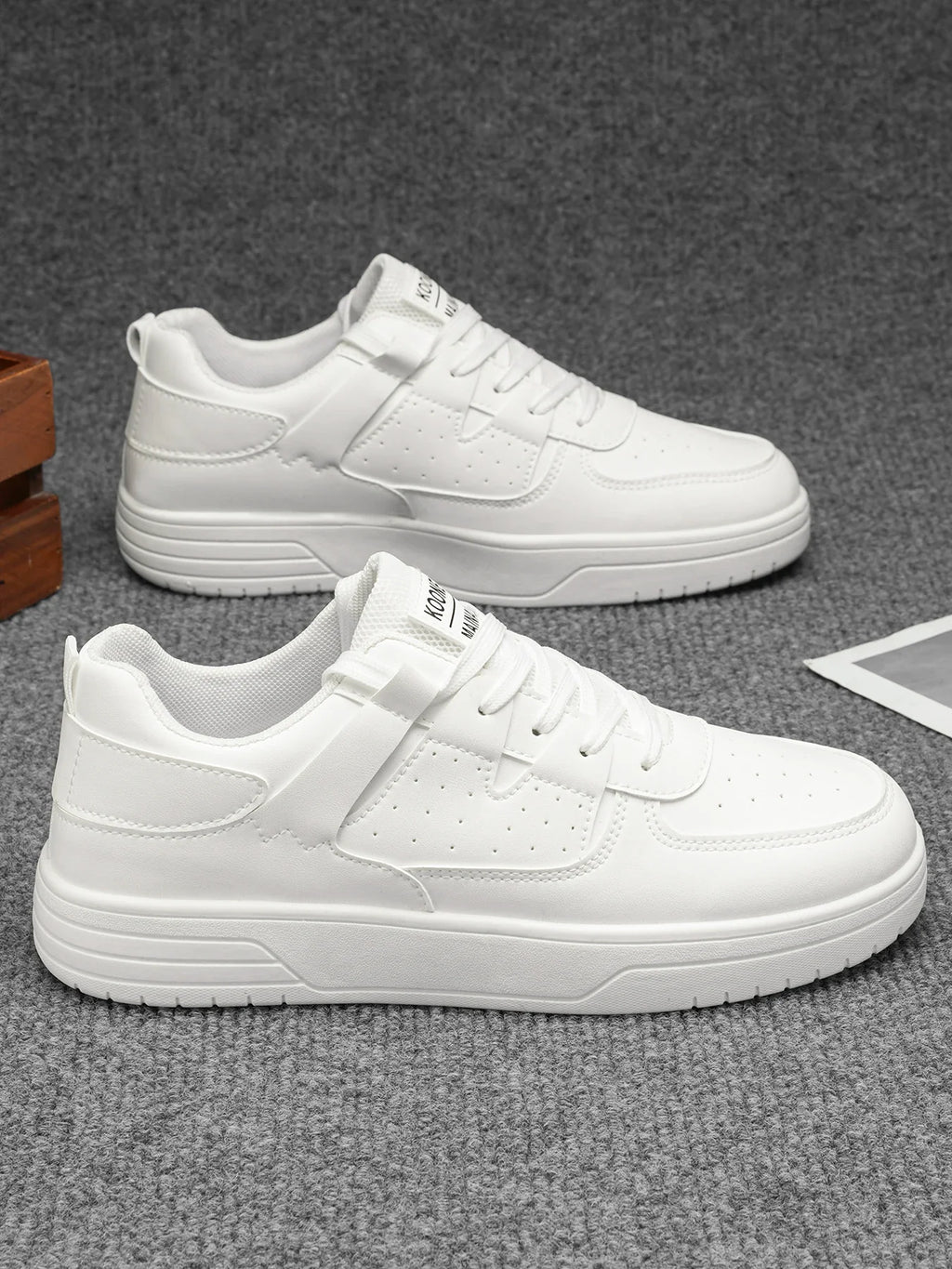 Fashionable sports shoes - skate shoes. Low-top lace-up shoes with a school style and street style, suitable for daily outdoor