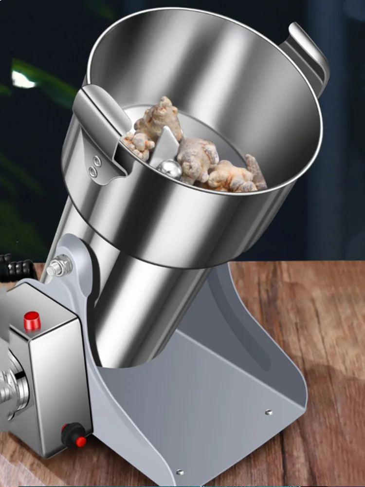 1000G 110/220 Grinder Machine Grains Electric Herbal Coffee Powder Miller Dry Food High Speed Intelligent Spices Cereals Crusher