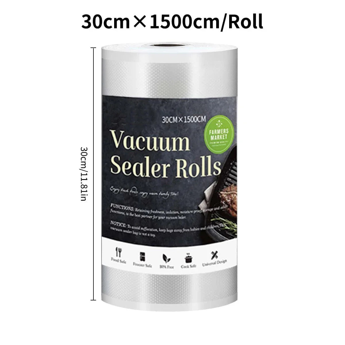 vacuum compression bags, single sided mesh sausage, preserved meat, plastic preservation bag, food vacuum packaging bag, 1 piece