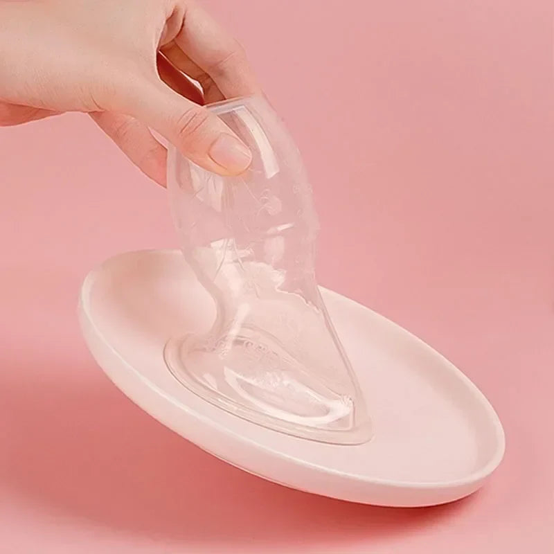 Baby Feeding Manual Breast Pump Partner Breast Collector Automatic Correction Breast Milk Silicone Pumps PP BPA Free