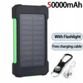 Lenovo CCC 500000mAh Large Capacity Solar Power Bank Super Fast Charging Portable External Battery For iPhone Outdoor Emergency