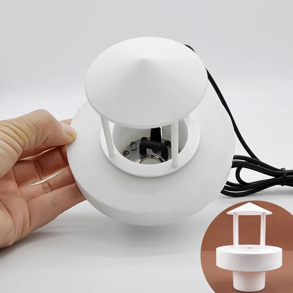 Floating Mist Dispenser Mini Mist Maker LED Light Floating Sprayer ABS Fogger Water Fountain For Mini Pool Pond Fish Tank