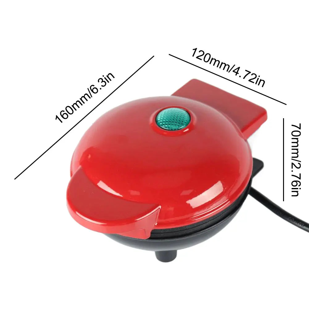 Waffle Mold Nonstick Electric Breakfast Maker Household Breakfast Electric Baking Pan for Quick Breakfasts Snacks and Desserts
