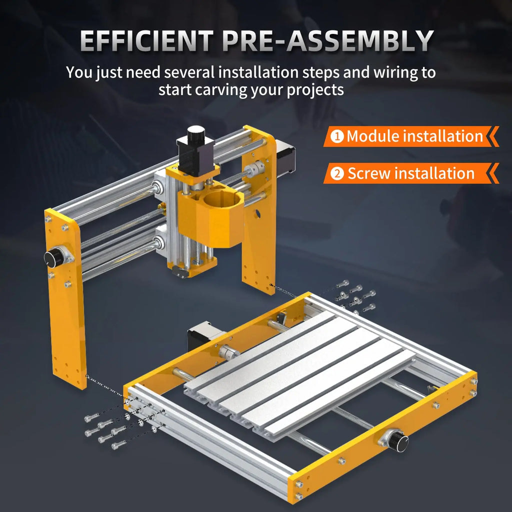 3018Pro Max CNC Router Machine – 500W All-Aluminum DIY Milling Engraver