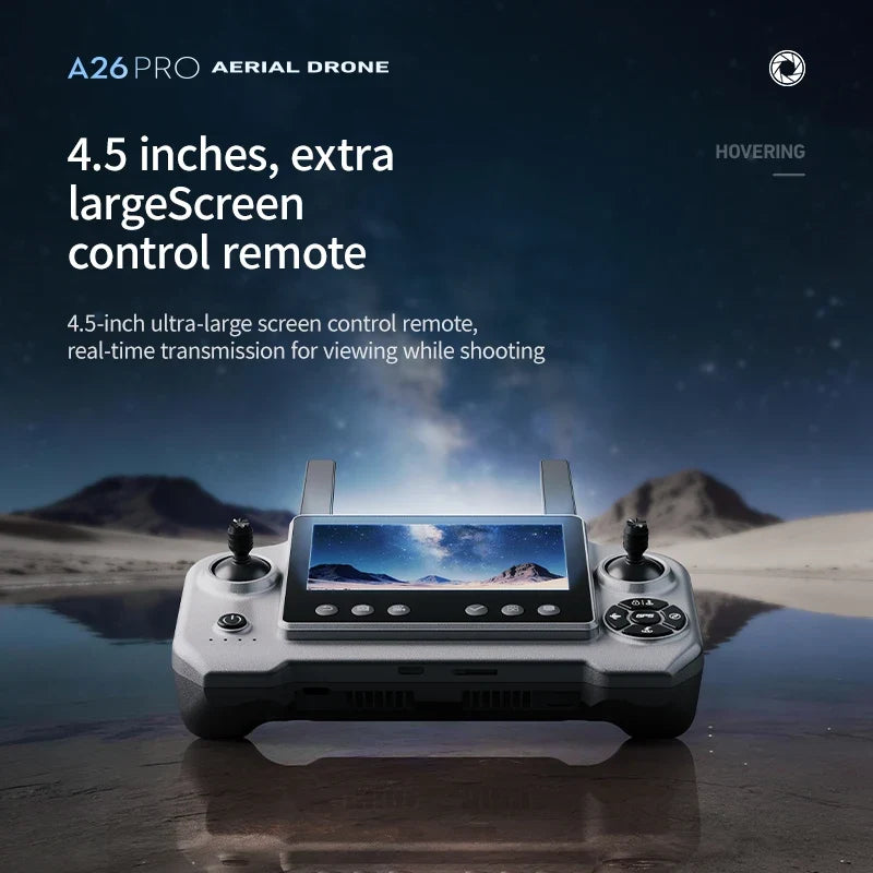 Lenovo A26 Pro FPV HD Drone  4K Triple Camera Brushless Motor Obstacle Avoidance Foldable RC Quadcopter Drone for Adults Kids