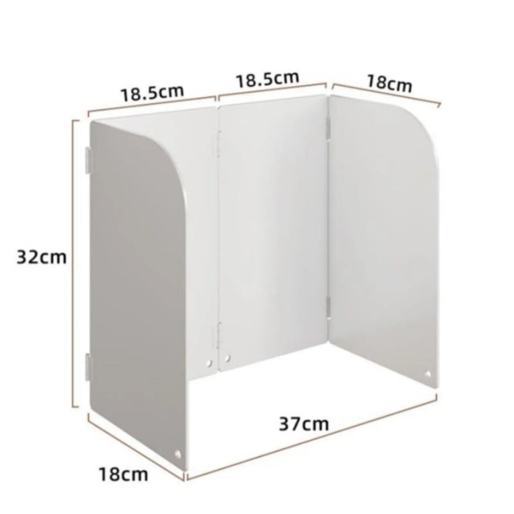 4 Sided Splatter Guard Kitchen Gadgets Oil Splatter Screen Board Splatter Guard for Kitchen for Gas Top Accessories