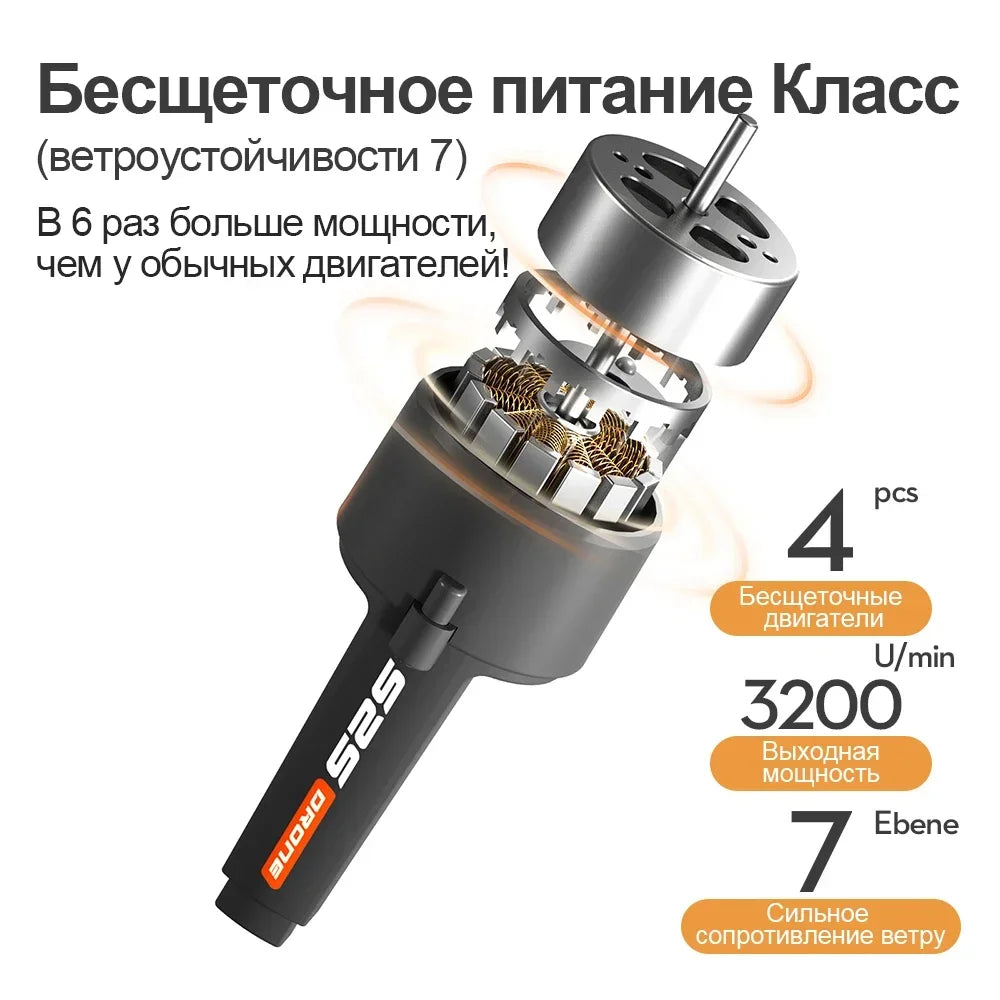Lenovo S2S Foldable GPS RC Quadcopter 8K Dual Camera Omnidirectional Obstacle Avoidance Brushless Motor Aerial Photography Drone