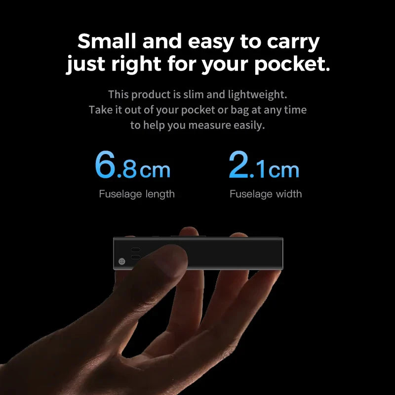 Laser Rangefinder Distance Meter Rangefinder Laser Tape Range Finder Building Mini Infrared Rangefinder USB Rechargeable 30M Hot