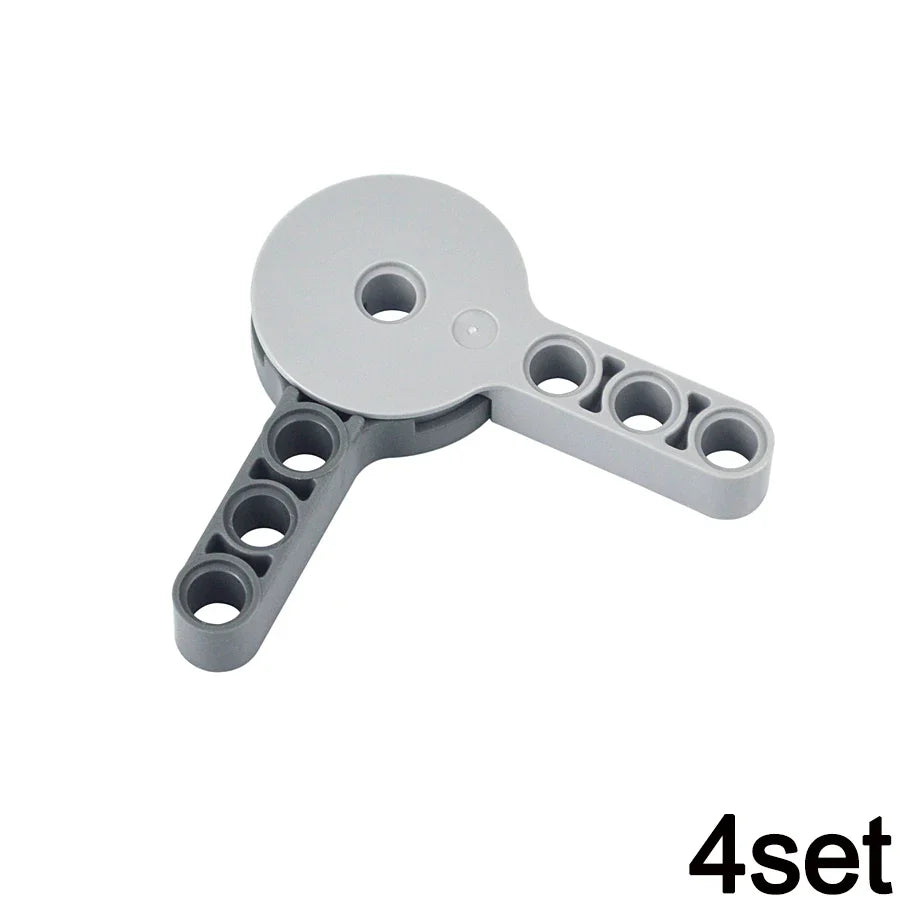 Compatible 44224 44225 MOC Technical Building Block Round Rotation Joint Disk with 3M Beam HIgh-tech Educational Parts for Kids
