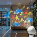 Ocean Projector LED Night Light 360° Rotating Projector Light USB Powered Dynamic Atmosphere Lamp for Living Room Bedroom Gifts