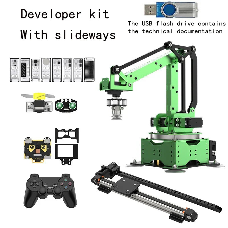 MaxArm 5 Axis Robot Arm Open Source Inverse Kinematics Robotics Manipulator for Arduino and AI Python ESP32 Programmable Robot