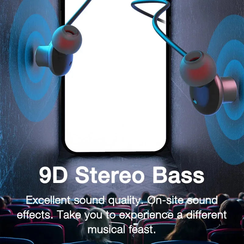 Wireless Headphones Neckband Bluetooth Earphone With Microphone Long Battery Auriculares High Quality Headset Sport For TF Card