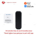 Zigbee IR Remote Control Temperature Humidity Sensor Universal Infrared Controller For TV DVD AUD AC 2MQTT TUYA Smart Life Hub