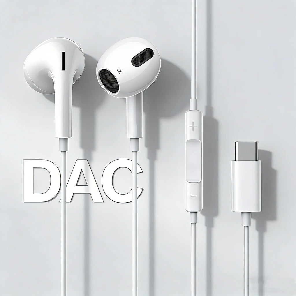 Gen4 Earphones Wired Small Talk Type C 3.5mm HeadEarsets Noise Cancelling Bass Earbuds In Ear Control Mic Earpiece Android Phone