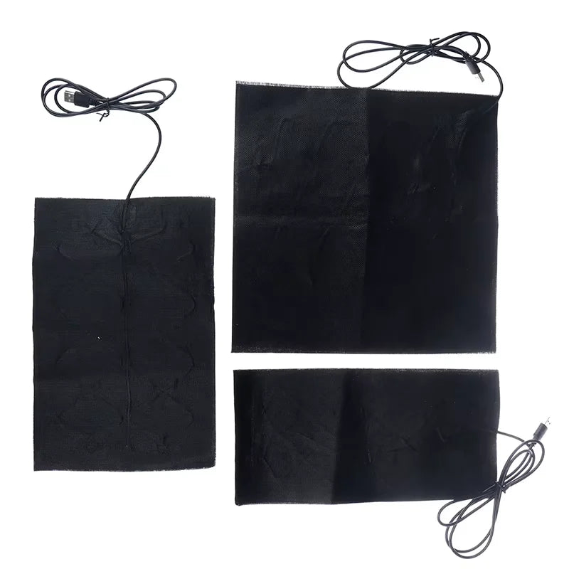 5V USB Carbon Fiber Electric Heater High Temperature 50-60℃ Waist Knee Pain Relief Fast Heating Portable Pad