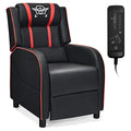 （Local US Inventory）Adjustable Massage Gaming Recliner Chair for Adults Ergonomic Leather Lounge a with Footrest Remote Control