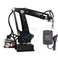 Big Load 4 DOF Air Pump Palletizing Robot Arm Manipulator Mechanical Claw with 25KG Digital Servo Motors Controller Robotics Toy