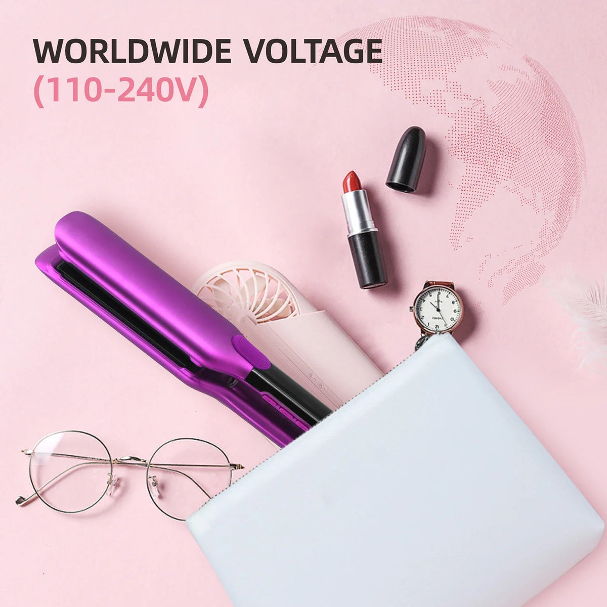 Hair Straightener 500F High Temperature Professional Ceramics Plates Irons PTC Fast Heating Treatment Original Hair Flat Iron