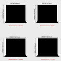 Portable black background fabric, suitable for photography, multifunctional and easy to install background fabric