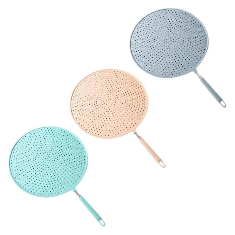 Silicone oil screen steaming cover kitchen frying oil screen cooking tool splash proof oil baffle