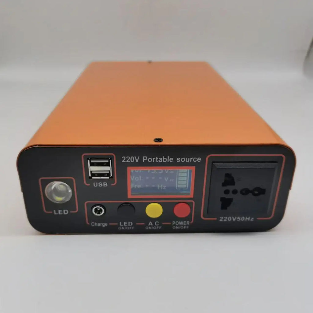 300W Portable Solar Generator Outdoor Electricity Energy Storage Power Station For Home Backup Camping Hiking Travel Supply