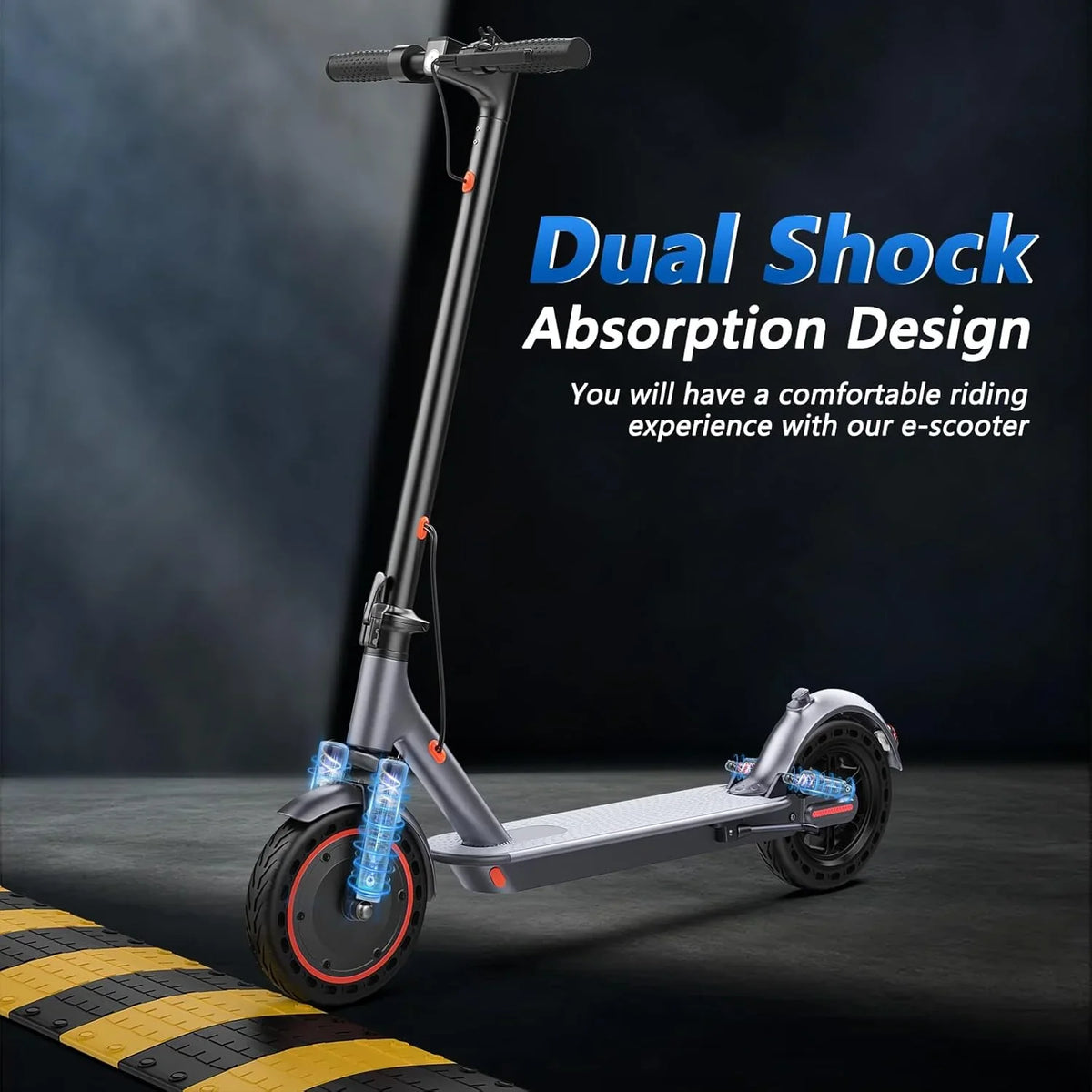 10inch Electric Scooter 500W Brushless  Motor 22MPH Max Speed APP Smart Scooter Shock-absorbing Anti-skid Folding Electric Scooter