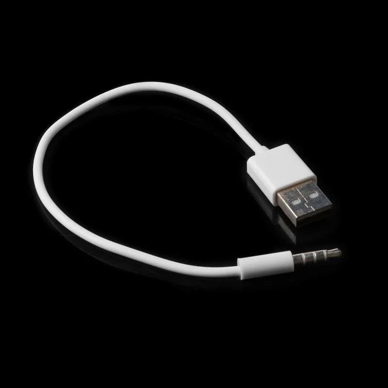 USB 3.5mm Data Sync Charging Cable Adapter for Apple iPod Shuffle 2nd #221