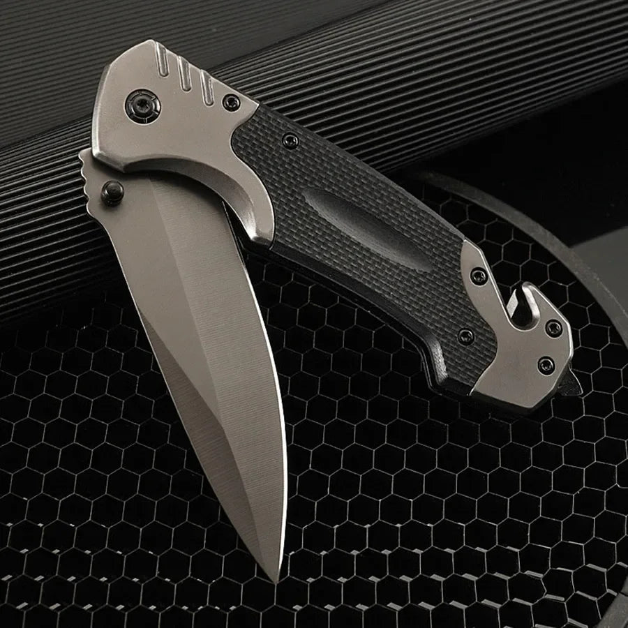 Outdoor Pocket Knife, Portable Knife, Multifunctional Folding Knife , High-Hardness Folding Knife, Camping Gear