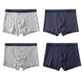 4pcs Men's Boxer Underpants Cotton Homme Panties Men Underwear Shorts Elastic Breathable Fashion Sexy Set Male Boxershorts Soft