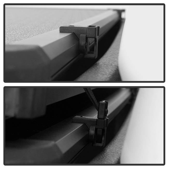 SPYDER xTune 04-14 Ford F150 66in. Bed(No Flareside) Hard Tri-Fold Tonneau Black (TC-HTF-FF15004-66) 9045929