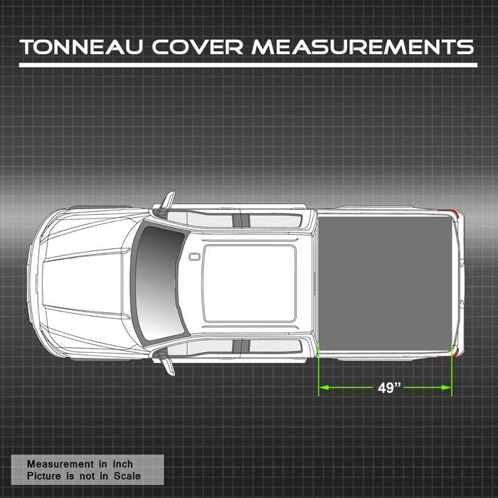 SPYDER xTune 01-05 Ford Explorer Sport Trac 49in. Roll-Up Style Tonneau Cover - Black (TC-RU-FEXP01-49) 9043482