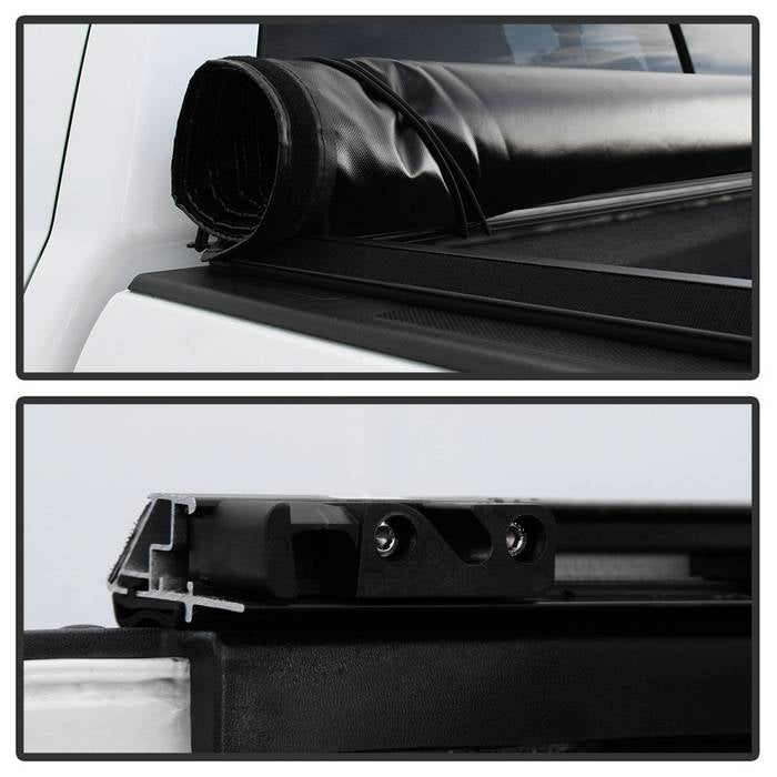 SPYDER xTune 04-14 Ford F150 66in. Bed (No Flareside) Roll-Up Tonneau Cover Black (TC-RU-FF15004-66) 9043475