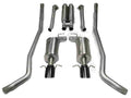 Corsa Performance 04-08 Cadillac CTS V 5.7L/6.0L V8 Black Sport Cat-Back Dual Rear