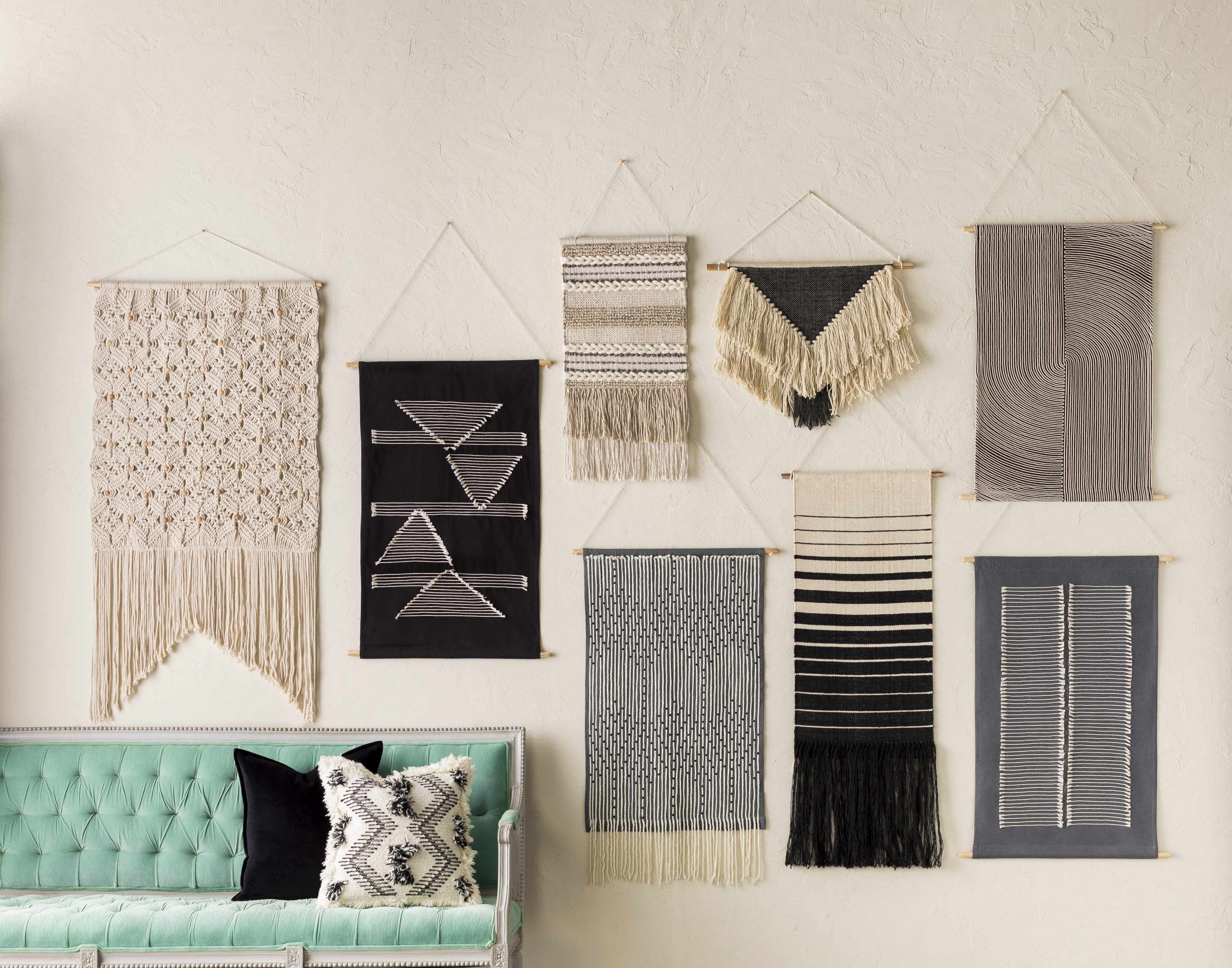 Dingus Jute and Wood Wall Hanging - Clearance