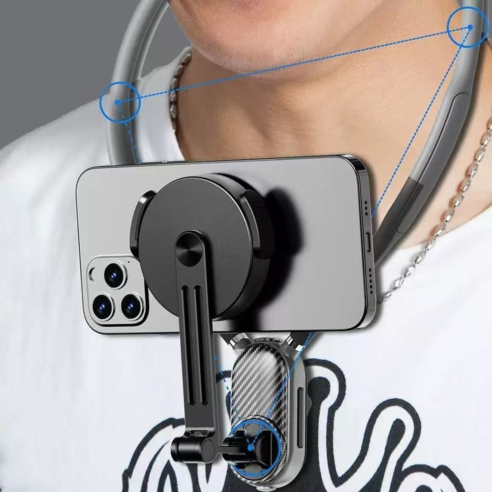 Neck-hanging Magnetic Phone Holder For Cycling