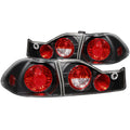 Anzo 1998-2000 Honda Accord Taillights Black