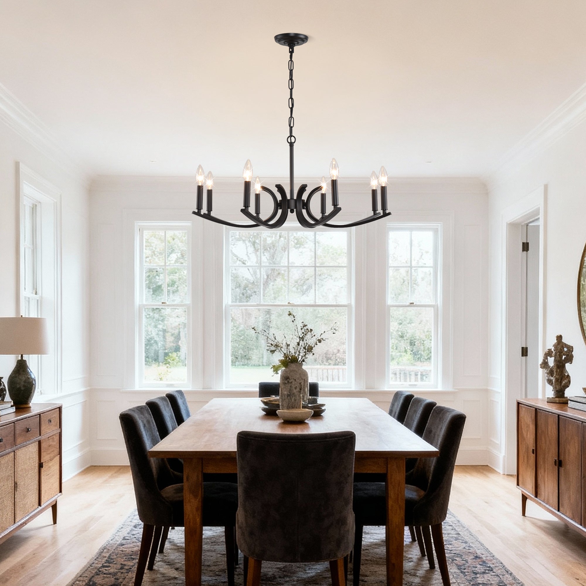 8-Light Farmhouse Chandelier